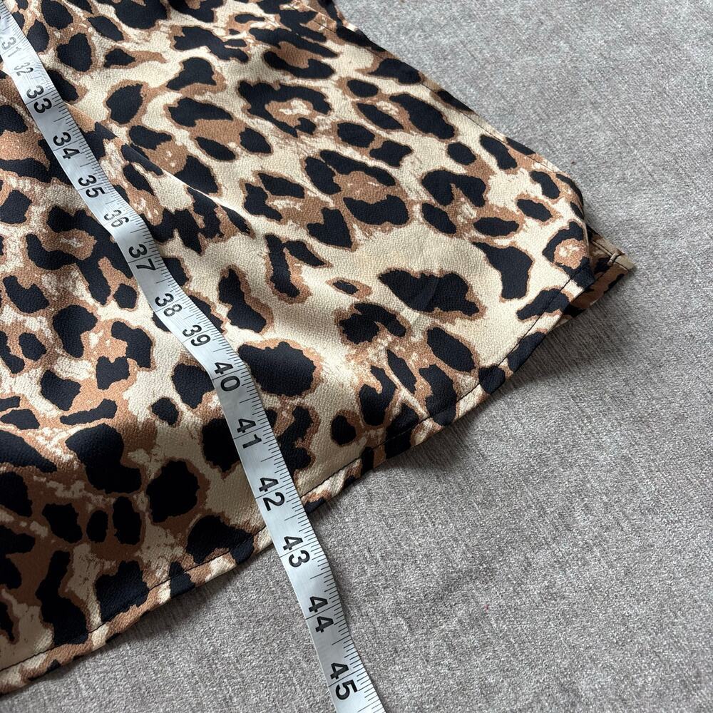 Majorelle Satin Leopard Midi Dress - Picture 6 of 6
